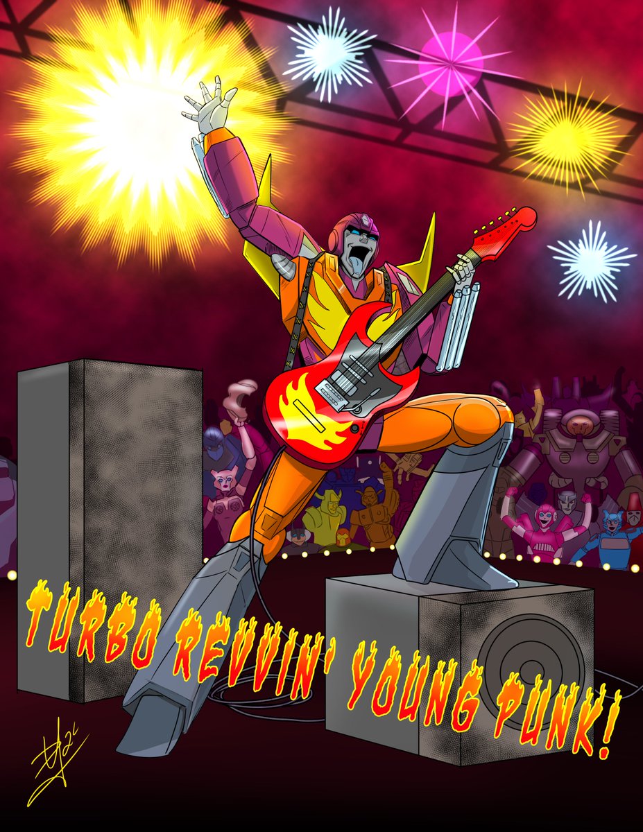 DaleYaddow's tweet photo. Had the urge to draw the Turbo Revvin' young Punk himself. Retweets welcomed #transformers #OptimusPrime #hotrod #transformersg1 #autobot #comicart #fanart #robots #anime #digitalart #elita1 #rodimusprime #thecybertronicspree https://t.co/yYqnCA8awT