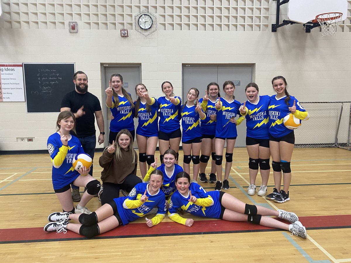 RyanMurphy1313's tweet photo. Massive congratulations to our intermediate girls volleyball team in becoming tournament CHAMPIONS! What an incredible feat for the tiny @MuskokaFallsPS to persevere to victory. I couldn’t be more proud.

Total - 92 hours of volleyball since Dec. 1st. 

Way to go!!
@TLDSB https://t.co/MuX6MbY91W