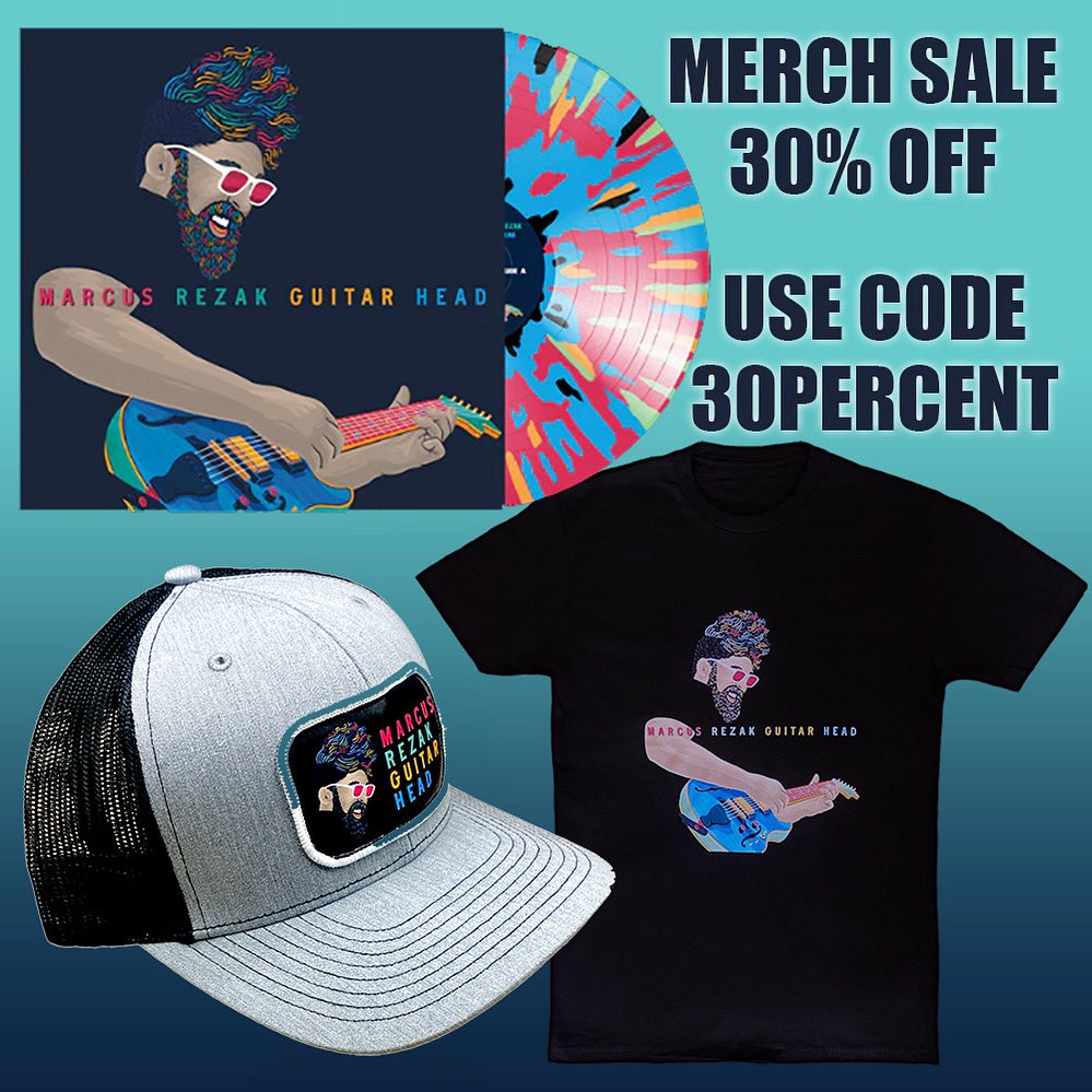 30% OFF MERCH! Go to marcusrezak.com for Vinyl, CD, Tshirts, Hats, Hoodies, Pins, and more!