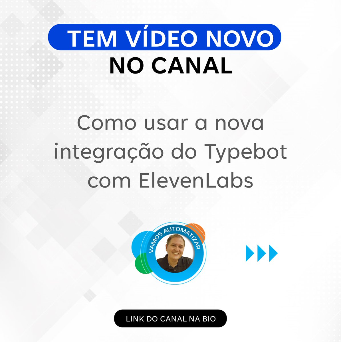 VAutomatizar's tweet image. Nesse vídeo ensino como usar a nova integração do Typebot com a ElevenLabs, que é uma IA de voz generativa para converter texto em voz

#typebot #elevenlabs #chatbot #automation #citizenautomation #nocode #lowcode