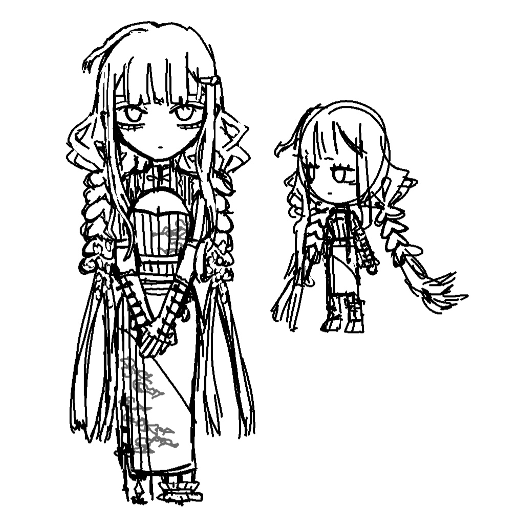 HYSTERIA_M_GIRL's tweet photo. Doodle dump
#worldsendgame #stringcutters https://t.co/D3SiYHhyAE
