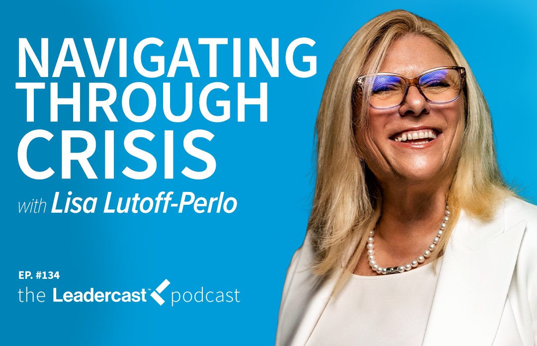 NEW Podcast Episode with @LisaLutoffPerlo Listen to the full episode: leadercast.com/podcast/naviga… Lisa Lutoff-Perlo is the former CEO and President of Celebrity Cruises. Lisa breaks down crisis and management into three phases to navigate your team around it. #leadercastpodcast