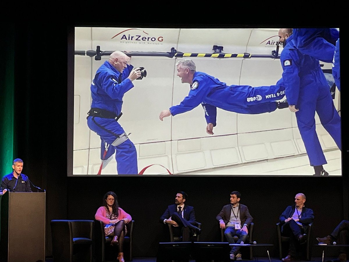 #HealthfromSpace - Great opportunity to share and elaborate on the Fly! Feasibility Study in Cannes today. It was a pleasure to discuss the challenges around physical disability and human space flight with experts from so many countries. <a href="/esaspaceflight/">Human Spaceflight</a> <a href="/esaspaceflight/">Human Spaceflight</a>