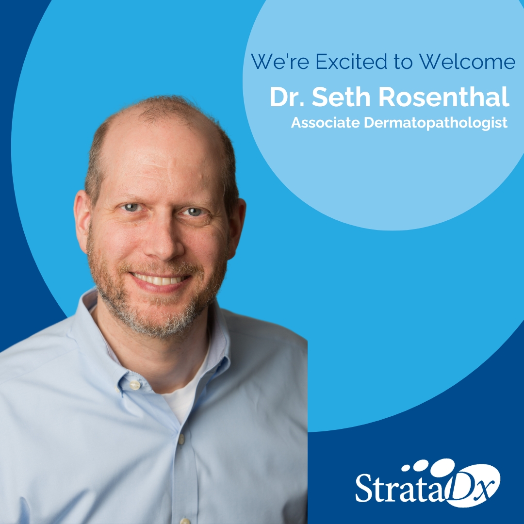 🎉 Please join us in extending a warm welcome to our newest addition to our pathology team, Dr. Seth Rosenthal. 🎉To read his bio, please visit bit.ly/49Z7BGx
#StrataDx #pathology #dermatopathology #dermpath #dermatology #anatomicpathology
