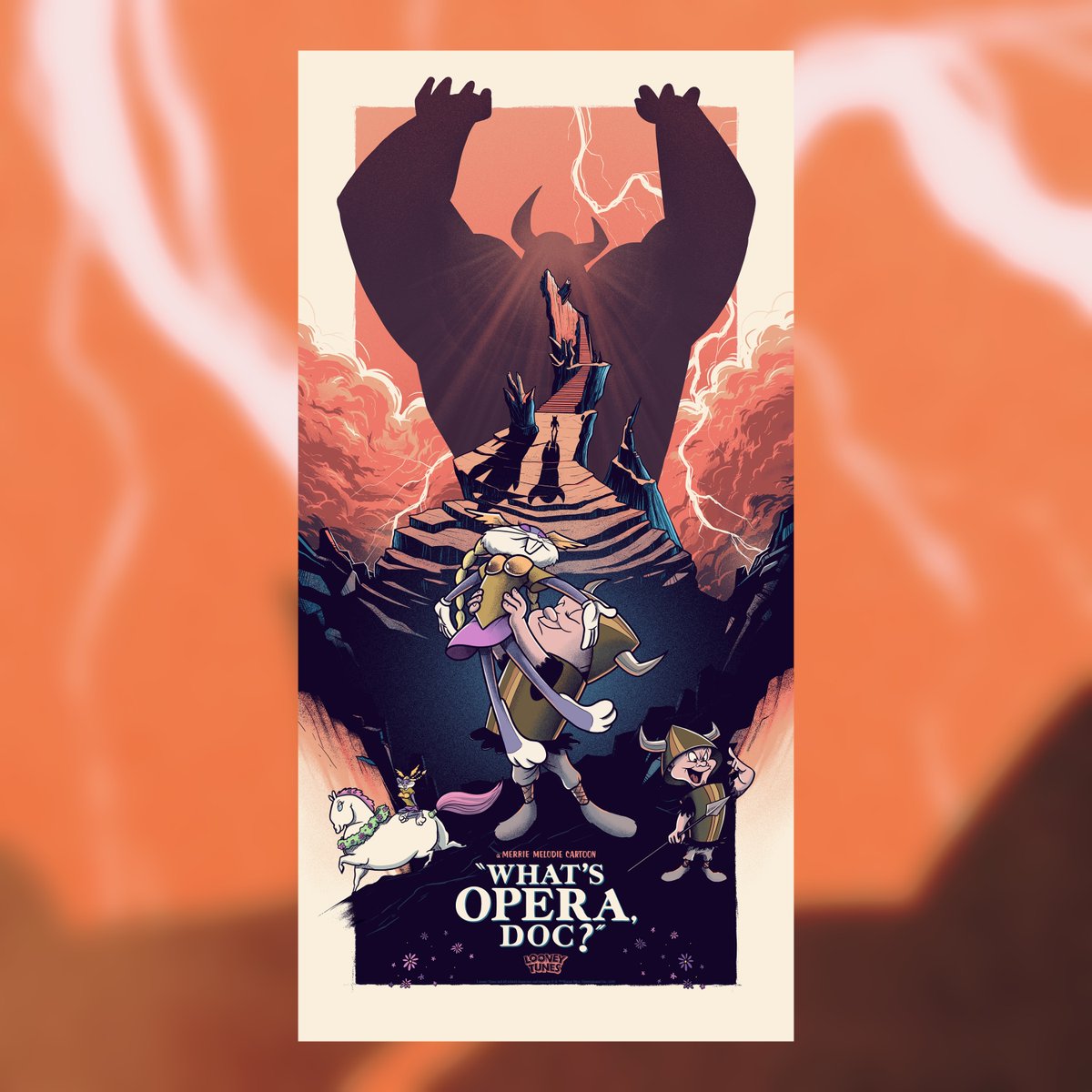 WHAT'S OPERA, DOC? by <a href="/markbellx/">Mark Bell</a> - On Sale Info! 

bottleneckgallery.com/blogs/news/lok…