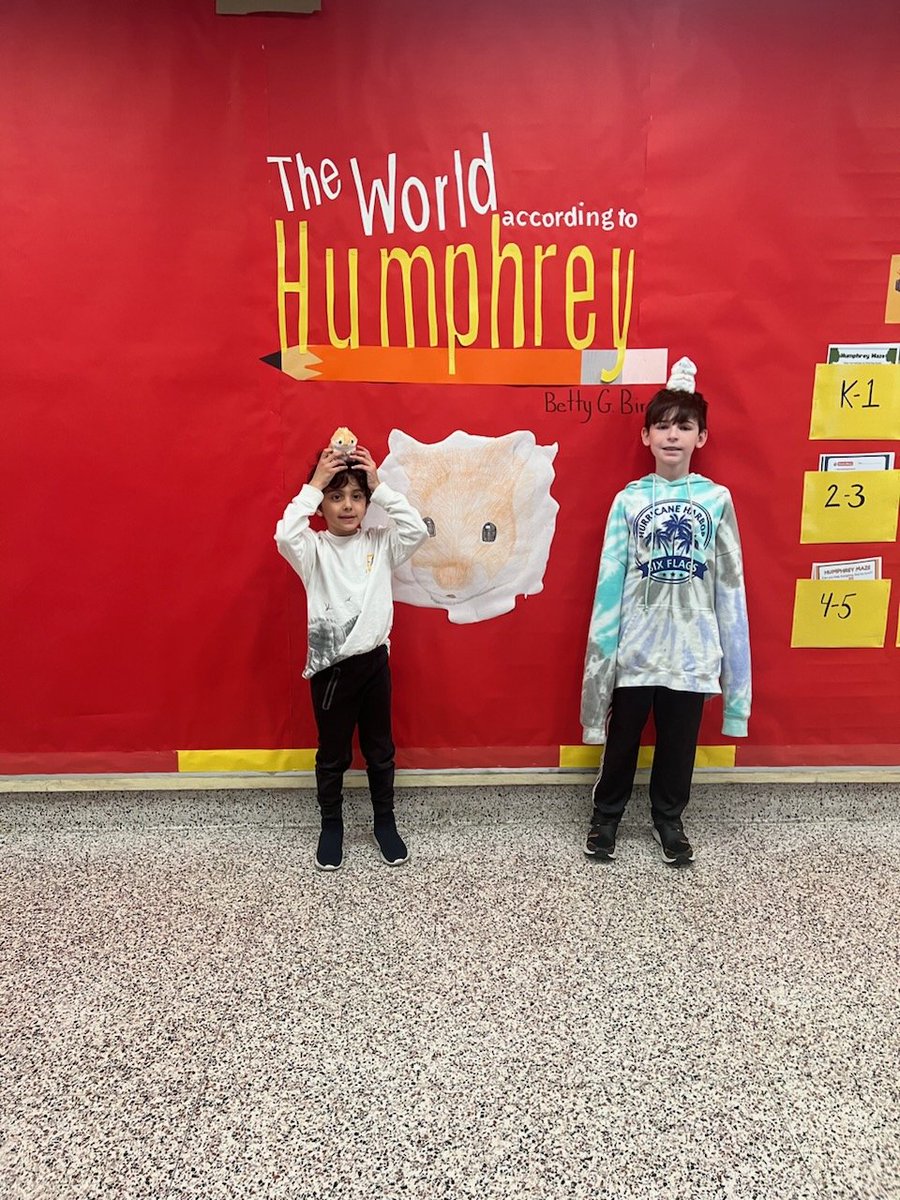Congratulations to our first Humphrey trivia winners! They knew that Humphrey's secret was that the lock on his cage was broken!! Keep reading for more opportunities to win!  #readingisfun <a href="/Jen1Curry/">Jennifer Curry</a> <a href="/kristymc24/">𝒦𝓇𝒾𝓈𝓉𝓎 𝑀𝒸𝐹𝒶𝓇𝓁𝒶𝓃𝑒</a> <a href="/mrobinson322/">Matt Robinson</a> <a href="/MOSandshore/">Mount Olive Sandshore School</a>