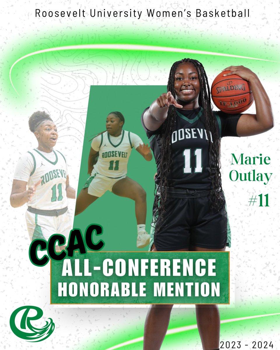 Marie Outlay earned All-CCAC Honorable Mention honors. 

#LakersWBB #RUnext