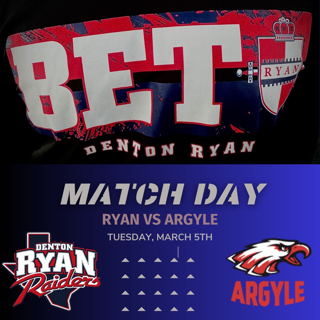 Ryan @ Argyle tonight
Boys Varsity plays at 5:30pm
Girls Varsity plays at 7:40pm