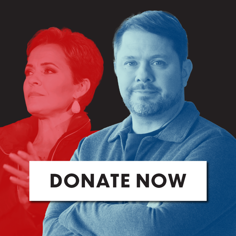 RubenGallego's tweet photo. Kyrsten Sinema is not running for re-election. It is Ruben Gallego vs. Kari Lake. We need your help to make sure Ruben defeats MAGA in Arizona. PLEASE: Rush a donation here: