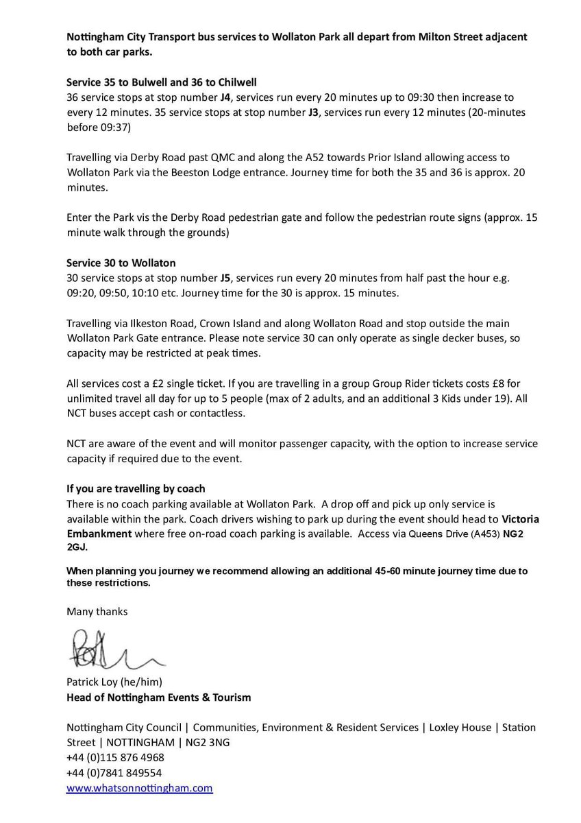 Important notice from Nottingham Council, re the parking situation for the UKCAU Intercounties on Sat 9th March. Please read it carefully and take note, it might be wise to print it off and take it with you. It is going to make things more difficult, so you leave plenty of time.
