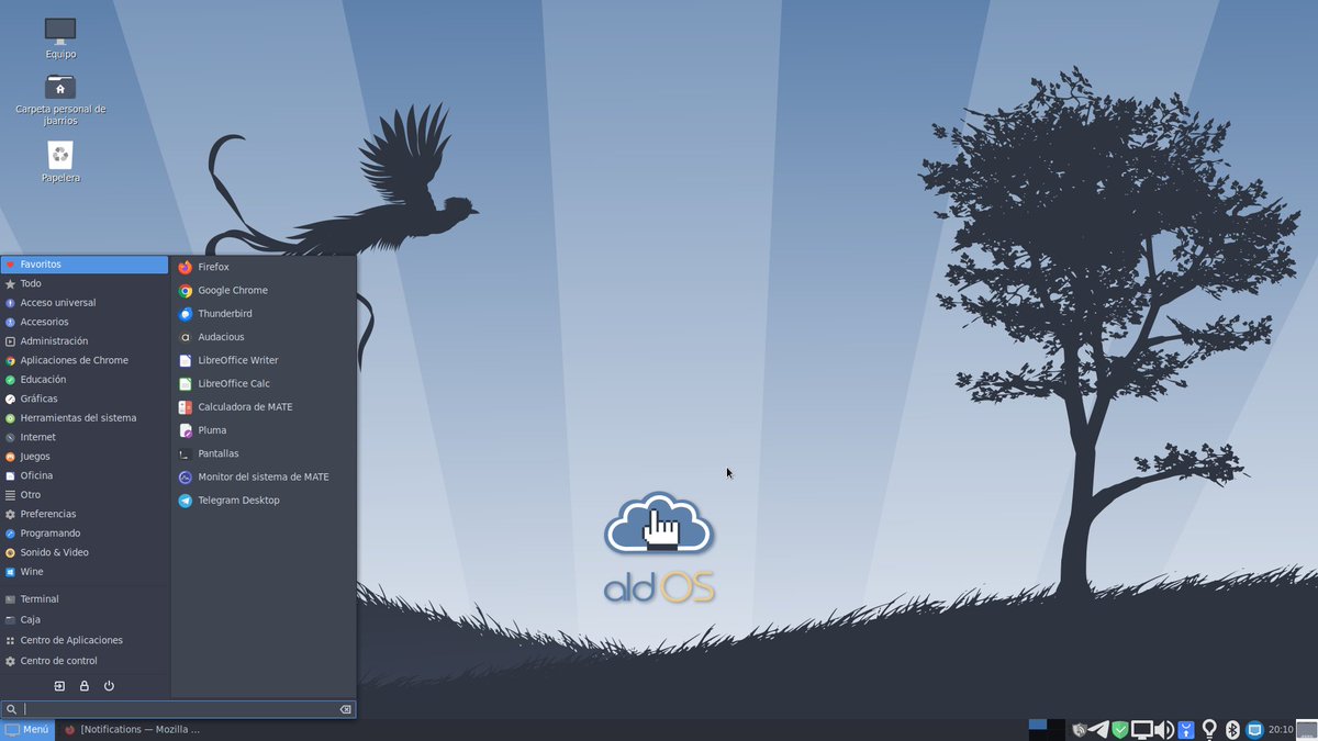 darkshram's tweet photo. Disponible #MATEDesktop 1.28 en #ALDOS 1.4. Como es costumbre, incluye una nutrida colección de parches y ajustes para ALDOS.

yum -y groupinstall mate-desktop https://t.co/64GKF5zCly
