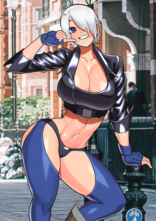アンヘル(KOF) 「3月6日はアンヘルの誕生日!#KOF #格ゲーキャラ描こうぜ 」|アキス 『深谷慶短編集　瞬き』発売中のイラスト