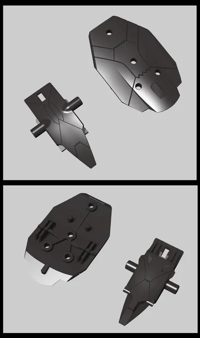 I designed two components to upgrade the code 6 RAVEN,you can download the components and produce them  by 3Dprinter
https://t.co/ysiPWigXUv  #52TOYS 