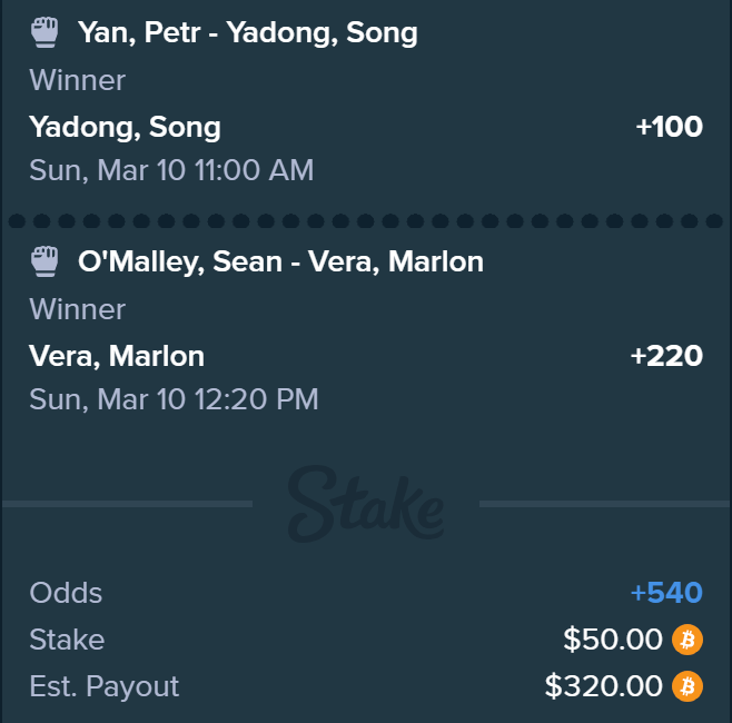 GeoJaneiro's tweet photo. ๐#NarrativeNation at #UFC299 ๐
The #AndNew #AndNext Parlay
#VeraVSong2 #UFCShanghai ๐ https://t.co/WEx5jLRl72