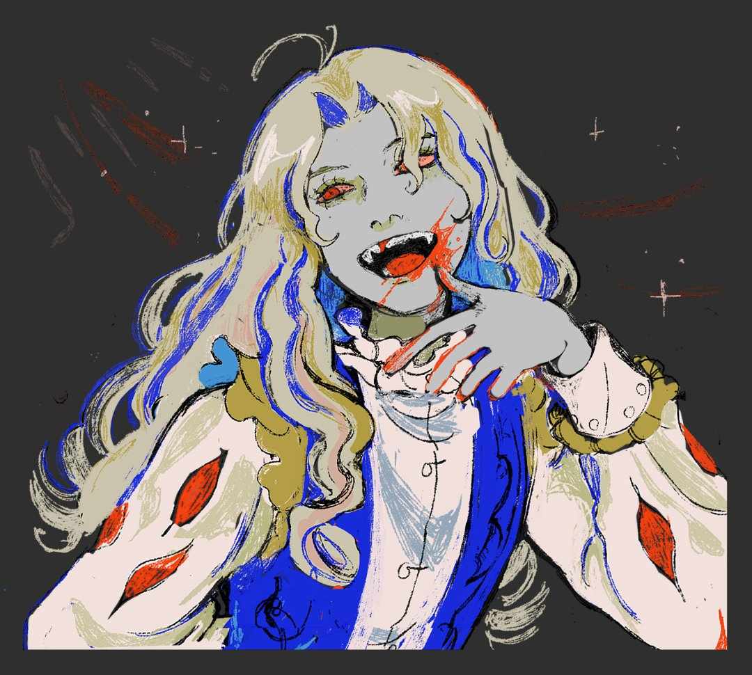 so_rebi's tweet image. Fell in love with @theOldCrane 's version of Vellioth and wanted to do a lil fanart ...