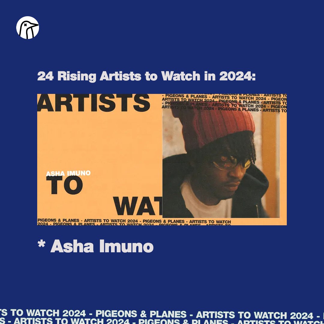 GuinRecords's tweet image. You heard it from @pigsandplans - @ashaimuno is one to watch! 
Following the release of his album "Pins &amp;amp; Needles," Imuno secures a spot as one of their 24 Artists To Watch in 2024 🎶  🐧