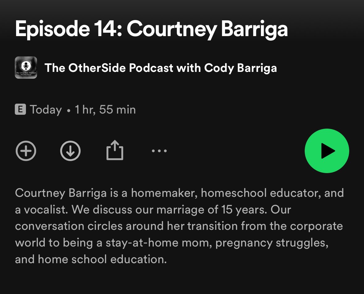 OtherSideHost's tweet image. This is the fasting growing episode so far. Over 40 people have taken the time to listen to my wife’s story. Thank you for listening.