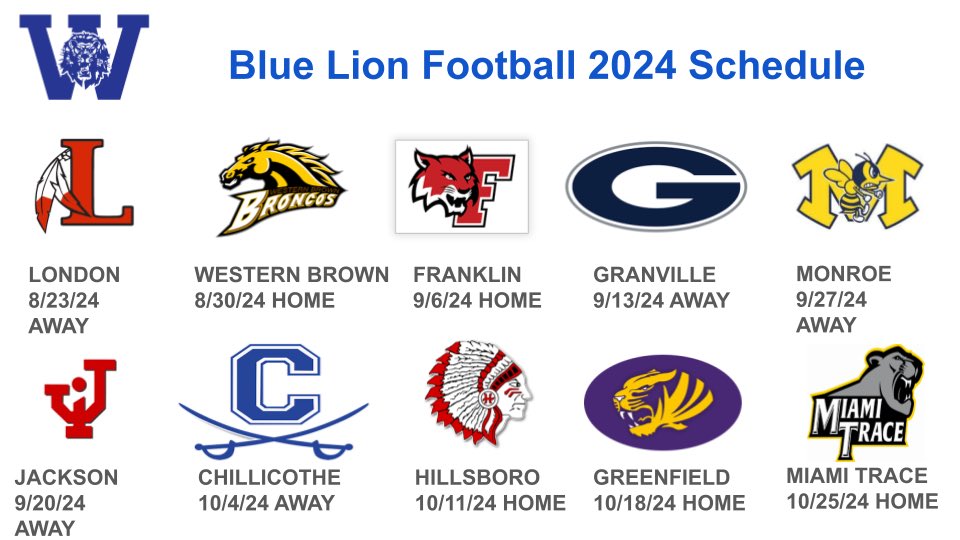 Excited to release the 2024 Schedule! Loaded with challanges from great programs and 4 straight road games. #TheChase #FindAWay