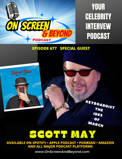OnScreenNBeyond's tweet photo. Keyboardist Scott May of The Ides Of March joins us on On Screen &amp; Beyond. He talks Ides of March, his album "Isle of View", working w/ talkshow host Morton Downey Jr &amp; more!  Listen at this link https://t.co/wrHvQQxZUL or on your fav pod app #70s #scottmay #celebrityinterviews https://t.co/WtWYxsf8kh
