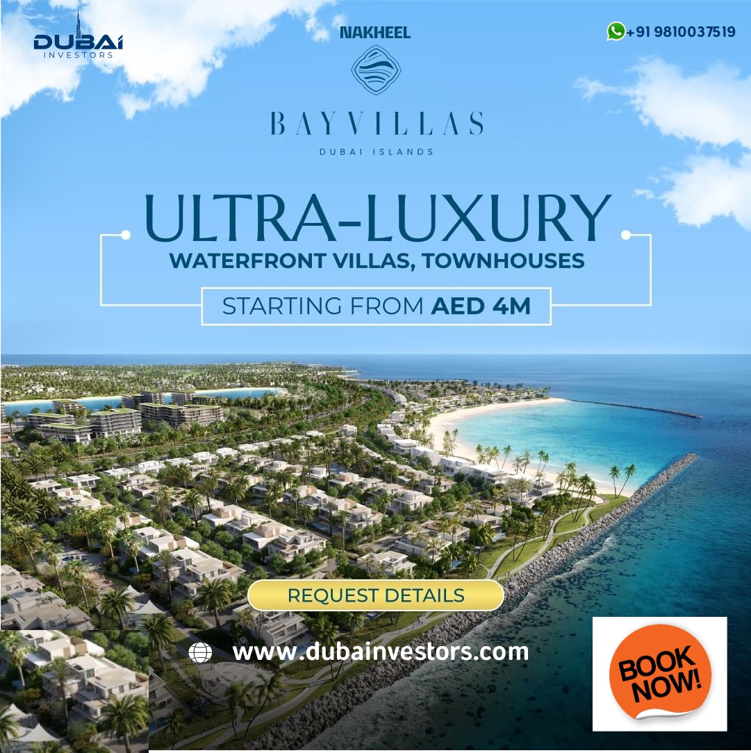 🏙️ Bay Villas Dubai Islands by Nakheel - Waterfront Villas &amp; Townhouses 🏙️🏡✨

#BayVillas #DubaiIslands #Nakheel #WaterfrontVillas #Townhouses  #NakheelDubai #BayVillasbyNakheel #Primepropertiesindubai #Luxaryapartmentsindubai #goodpropertytoinvestindubai #Villasindubai #Dubai