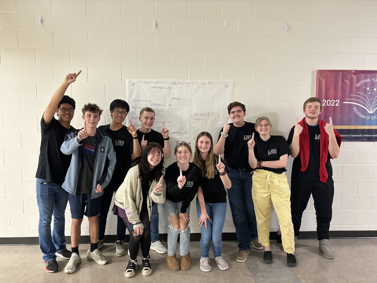 To say the Profe and I are incredible proud of the kiddos is a total understatement. Tournament champions! Beat a very good Centerburg team to take the title. In to regionals!