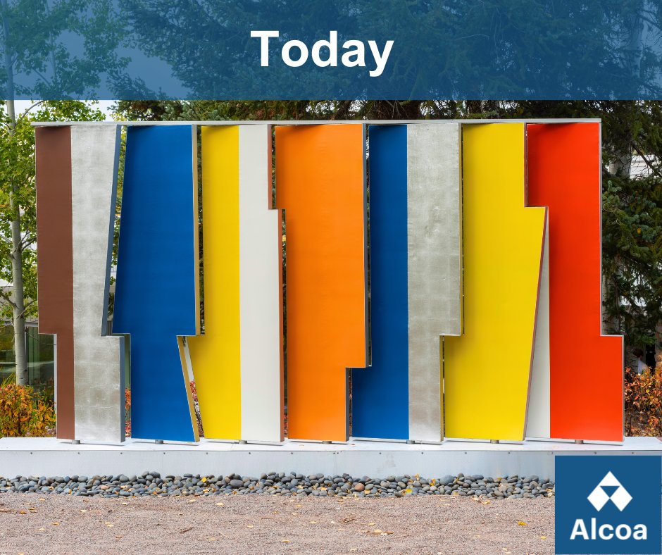 Herbert Bayer's 'Kaleidoscreen,' a beautiful sculpture made out of #Alcoa aluminum, was just brought back to life! Take a look at these before and after photos -- from 1957 to now. bit.ly/430VyGp Photo credit: @AspenInstitute