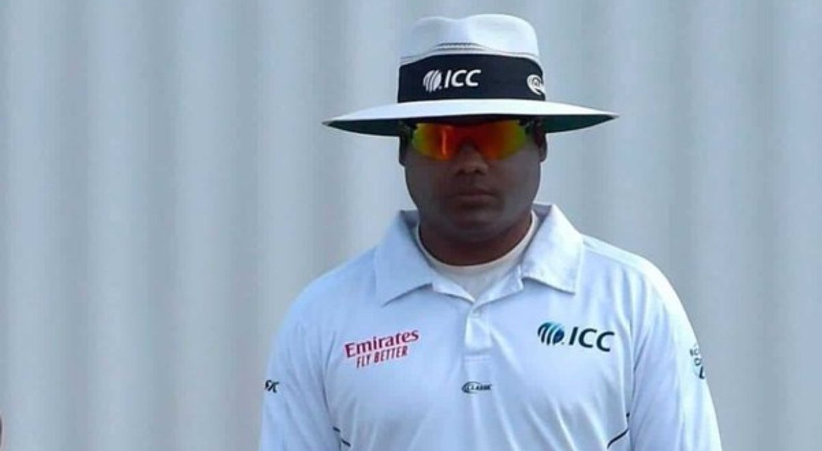 CricCrazyJohns's tweet photo. - Nitin Menon was the umpire on Kohli's 100th Test. 
- Nitin Menon was the umpire on Root's 100th Test. 
- Nitin Menon was the umpire on Smith's 100th Test. 
- Nitin Menon will be the umpire on Williamson's 100th Test. 

What an achievement. ⭐👌 https://t.co/yvuFzH0n0v