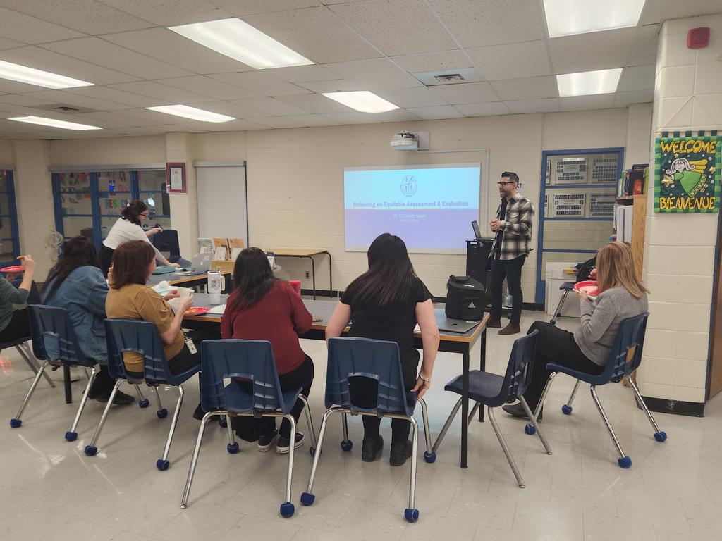 Thank you @mr_robcannone for spending time with our staff yesterday. We are grateful for the opportunity to share best practices to support our students and eachother. @TheresaMcnicol1 @YCDSB