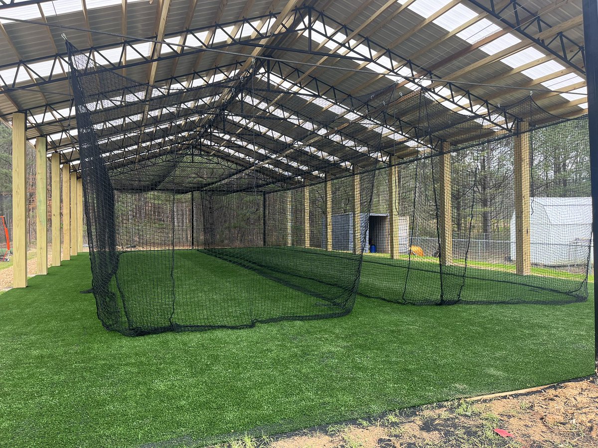 Today was the 1st day to be able to hit in our new coverage cages. What a blessing we have to have this. We would like to thank the Chelsea city council <a href="/ChelseaAlabama/">CityofChelsea</a> <a href="/TonyPicklesimer/">tony picklesimer</a> and Shelby county schools for making this happen.