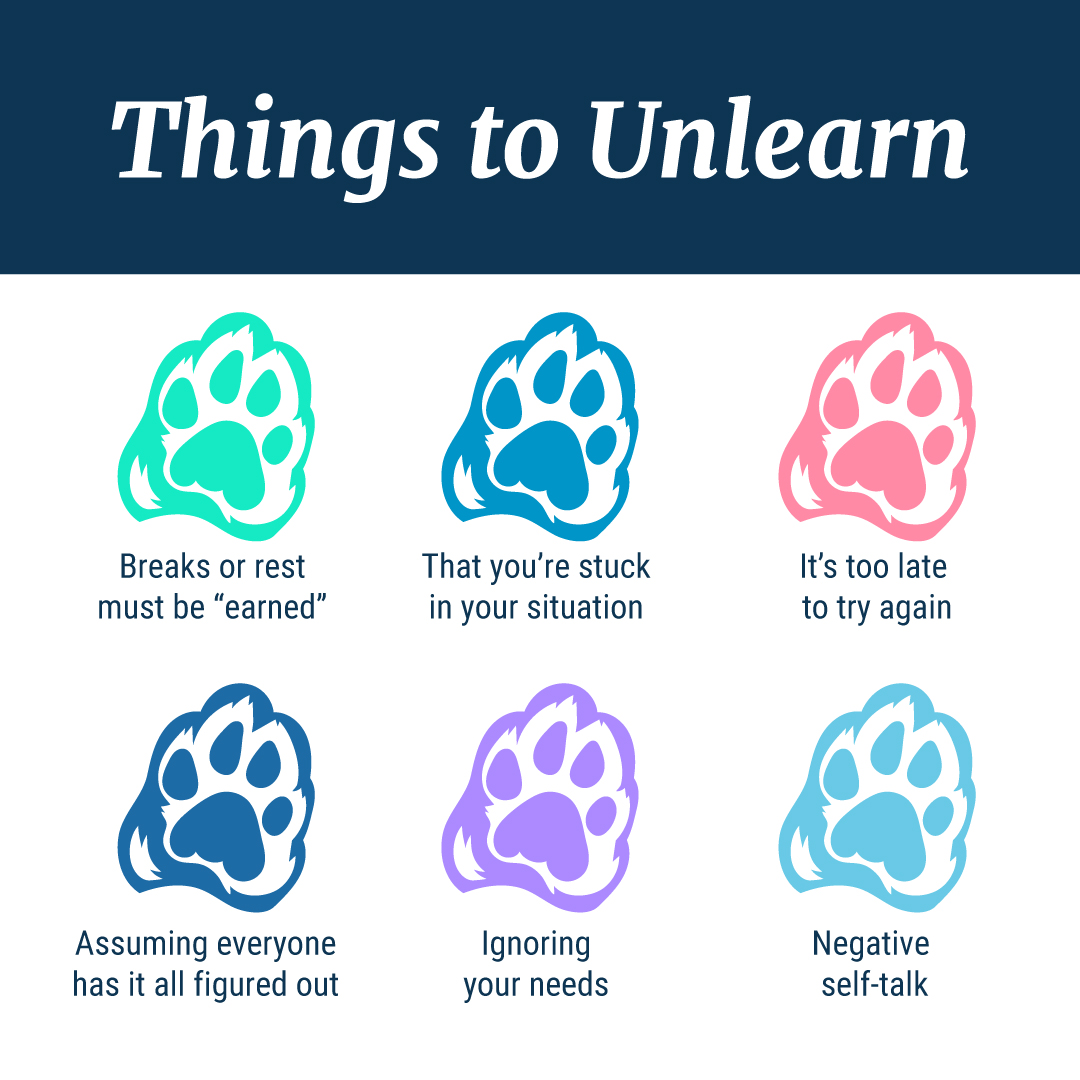 UltimateMedical's tweet image. What do you need to unlearn today? 🐾 
#UnlearnandRelearn #PersonalDevelopment