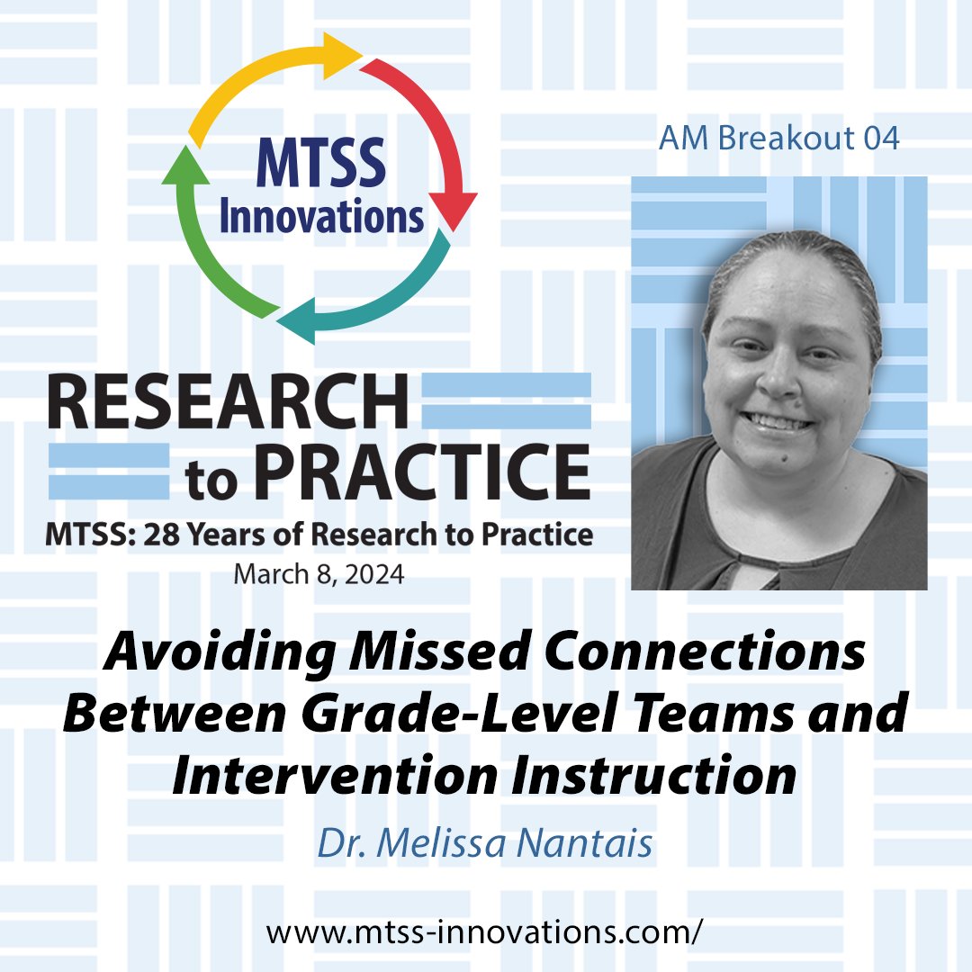 ⭐️ MTSS Innovations Conference 2024
28 Years of #Research to #Practice
Mar 8, 2024
mtss-innovations.com
#Educators #Teachers #MTSSInnovations #MTSS #VirtualLearning #Education #conference2024
