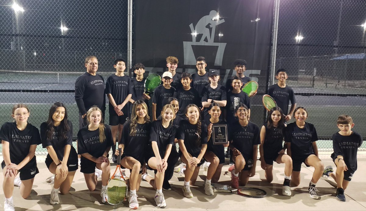 Congratulations to the 2024 District Tennis Champions! <a href="/NISDGarcia/">Dr. Hector P. Garcia MS</a>