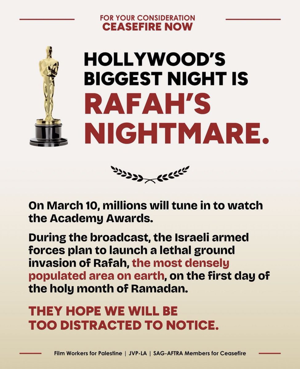 Adding Alt text to the image going around to boycott the Oscar’s on the 10th