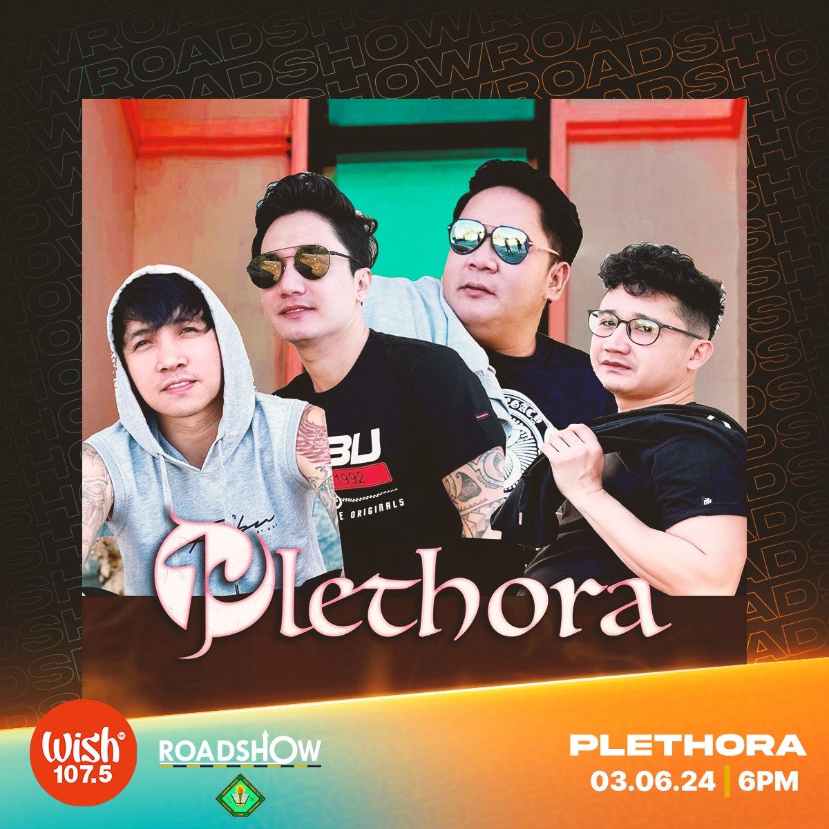 wish1075's tweet image. Make way for the live Wish Bus performances of P-pop group @HORI7ONofficial, rapper GRA the Great, and rock act PLETHORA on today's Roadshow!

The Wish 107.5 Bus will be parked at Cavite State University!  See you there!