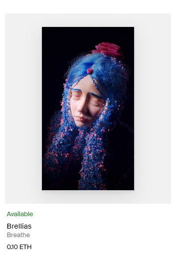 My piece "Breathe" is on the <a href="/foundation/">Foundation 🌐</a> homepage 💜✨