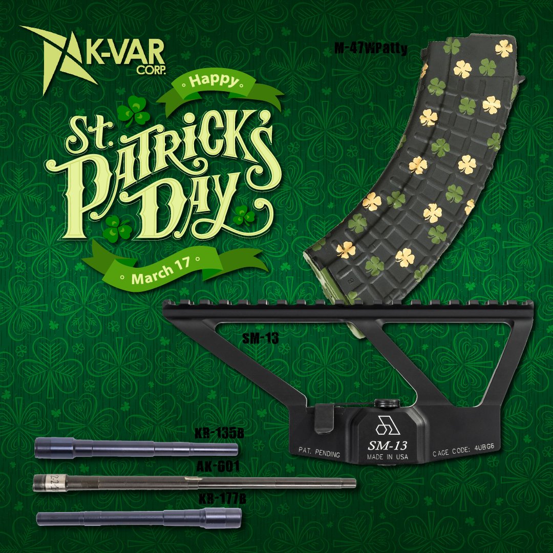 "Lucky Deals for St. Patrick's Day at K-Var – Save Green on Your Favorite Gear!" k-var.com