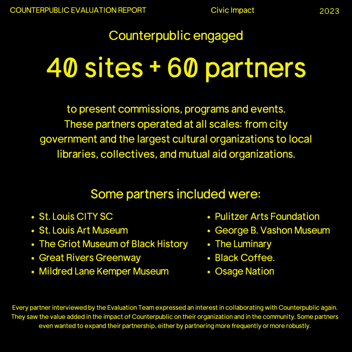 Counterpublic26's tweet photo. Evaluation Report: Civic Impact (2/2) https://t.co/BkknO6XRkb