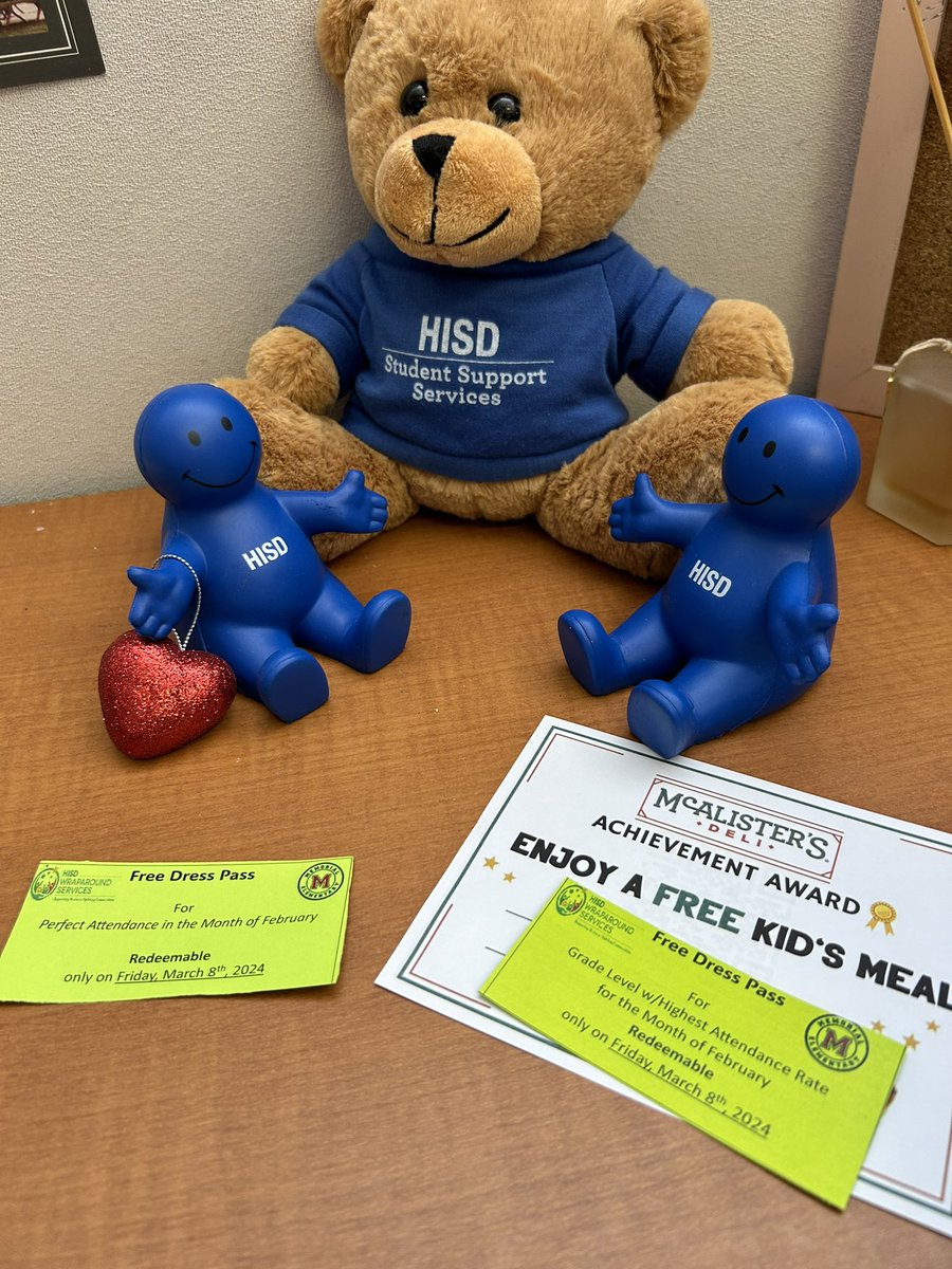Kia Griffin (@wrskgriffin) on Twitter photo Celebrating students who are showing up to school everyday <a href="/MemorialElm/">Memorial Elementary</a> 3rd Grade had the highest attendance rating for February🥳 Students received 1 free kids meal from <a href="/McAlistersDeli/">McAlister's Deli</a> Students with perfect attendance for February received 1 dress down pass. Keep showing up! Celebrating students who are showing up to school everyday <a href="/MemorialElm/">Memorial Elementary</a> 3rd Grade had the highest attendance rating for February🥳 Students received 1 free kids meal from <a href="/McAlistersDeli/">McAlister's Deli</a> Students with perfect attendance for February received 1 dress down pass. Keep showing up!