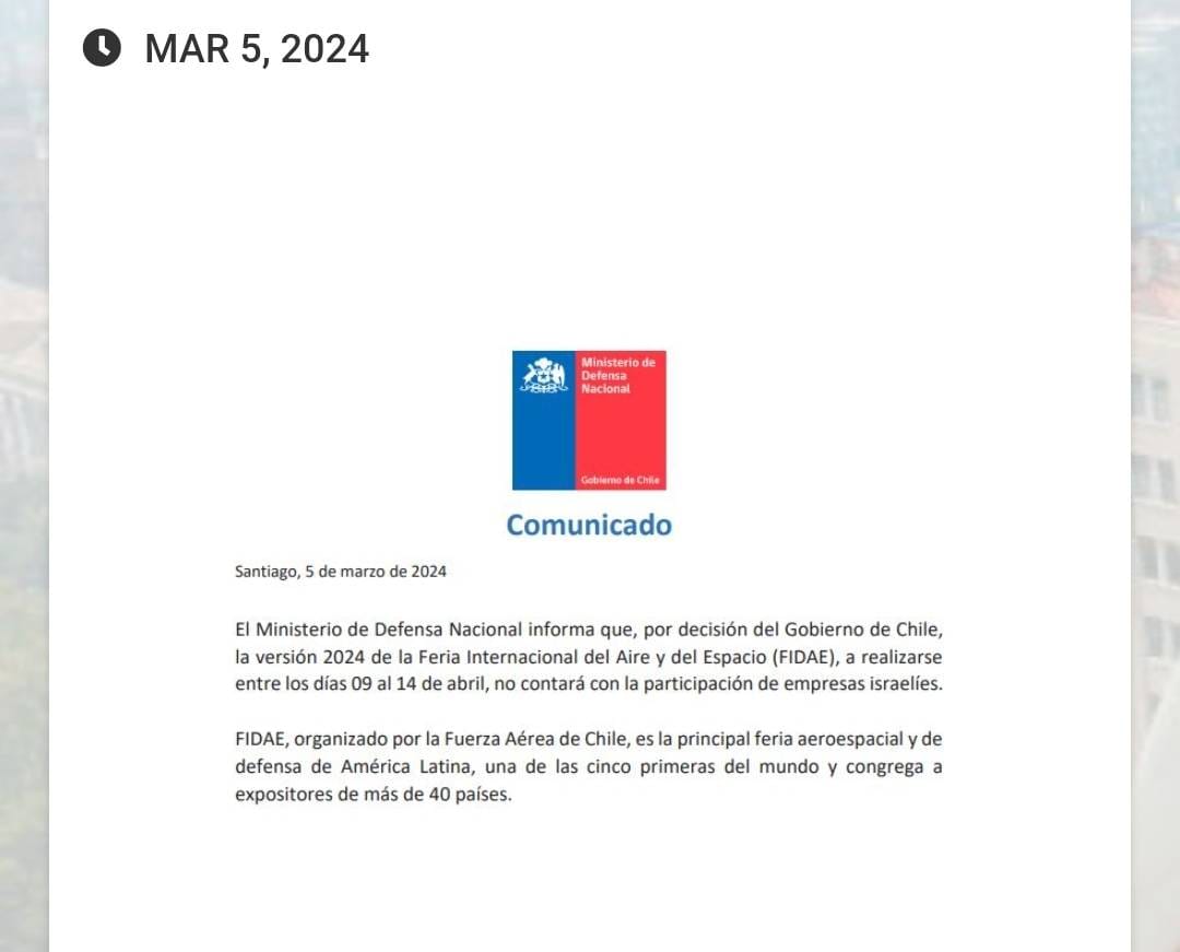 ivanmoreirab's tweet image. Gracias Presidente @GabrielBoric ha demostrado coherencia en defensa Derechos Humanos y la vida del Pueblo Palestino víctima del exterminio israelí q ha asesinado a más de 30 mil civiles,la mitad niños inocentes. Es no tener pudor vengan a exhibir armas a Chile. @ComPalestinaCL