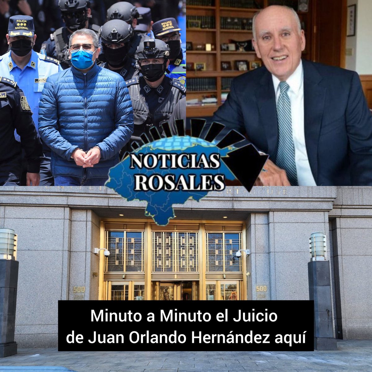HondurasRosales's tweet photo. 3:43 pm.
Fiscal: ¿Así que su testimonio es que usted era el único político honesto en Honduras?
Abogado de JOH: Protesto.
Juez Castel: Se acepta.
Fiscal: ¿Y esta foto, que Leo Rivera dijo que fue en el Mundial?
JOH: No sé, mi cara es más clara que la de ellos. #JuicioJOH https://t.co/PK1Efbr0d6