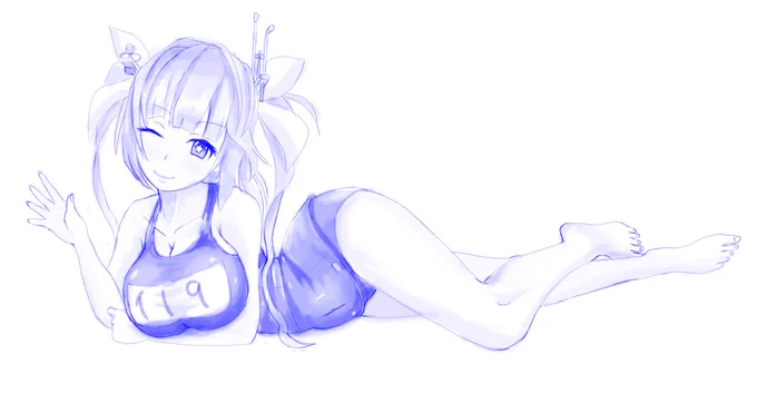 伊19描いてる 