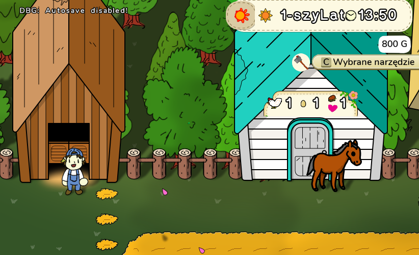 FarmtasticGame's tweet photo. I'm still working more on features than on graphics, but today addition required some new placeholder - stable!
While this building have not much significance, it was last building on "todo" list (after house, coop, barn and silos). https://t.co/ewn6fHr4Fb