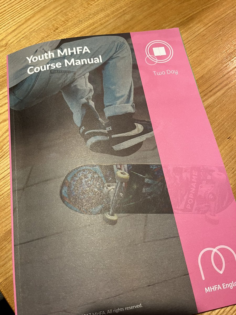 Completed! ✔️ What a comprehensive, thought provoking and at times difficult two days but so worth it. Lots of learning and deeper understanding to help each other and our young people. Thanks Ian and Hannah. #ymhfa #mentalhealth @MHFAEngland
