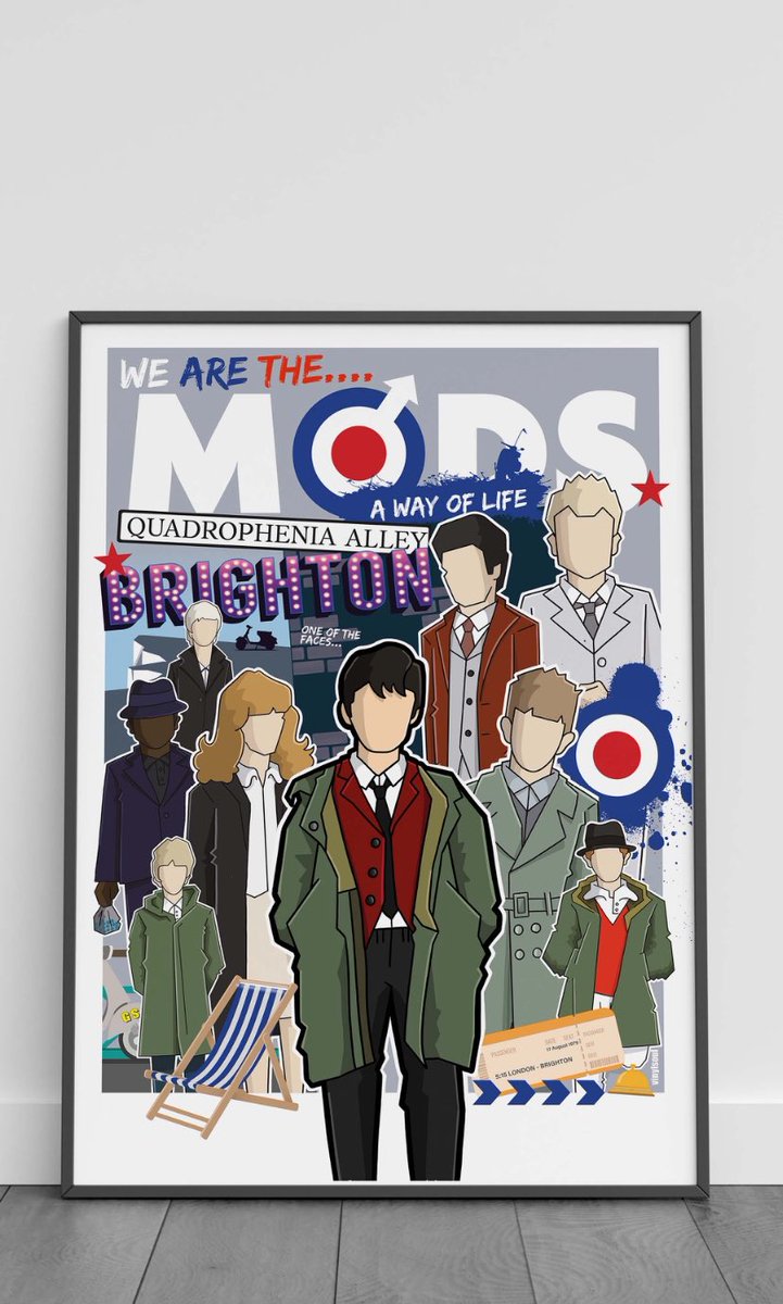 WE ARE THE MODS!!…..What an honour this has been… created for the 45th anniversary tour… at times i felt like I was…Out of my brain on the five fifteen…. But here it is complete and ready to go. On sale Thursday and limited edition as always.