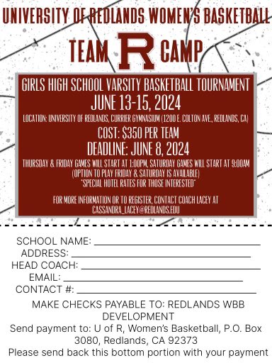 Calling all High School coaches! Great 3 day tournament. Contact <a href="/CassLacey20/">Cassandra</a> for more information. 🐾