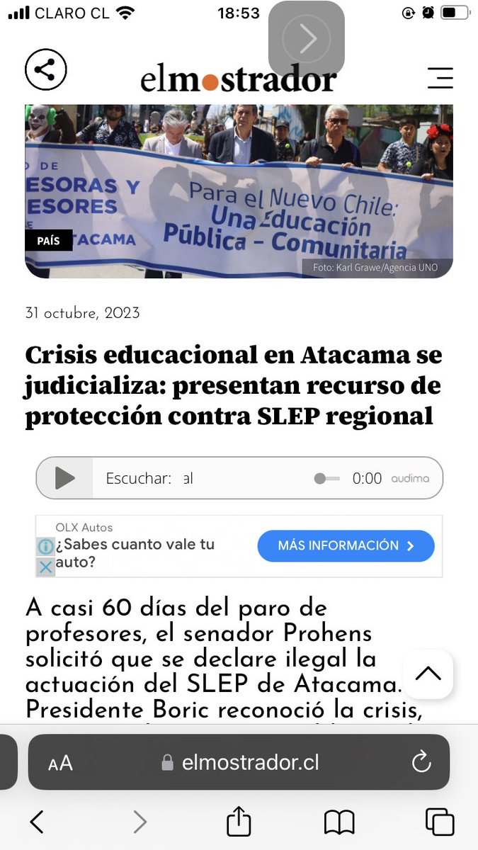 @Mineduc Una vergüenza! Qué pasa con los estudiantes de Atacama? 

#CrisisEducacional Cataldo SLEP
#BoricPresidenteDeLosDelincuentes