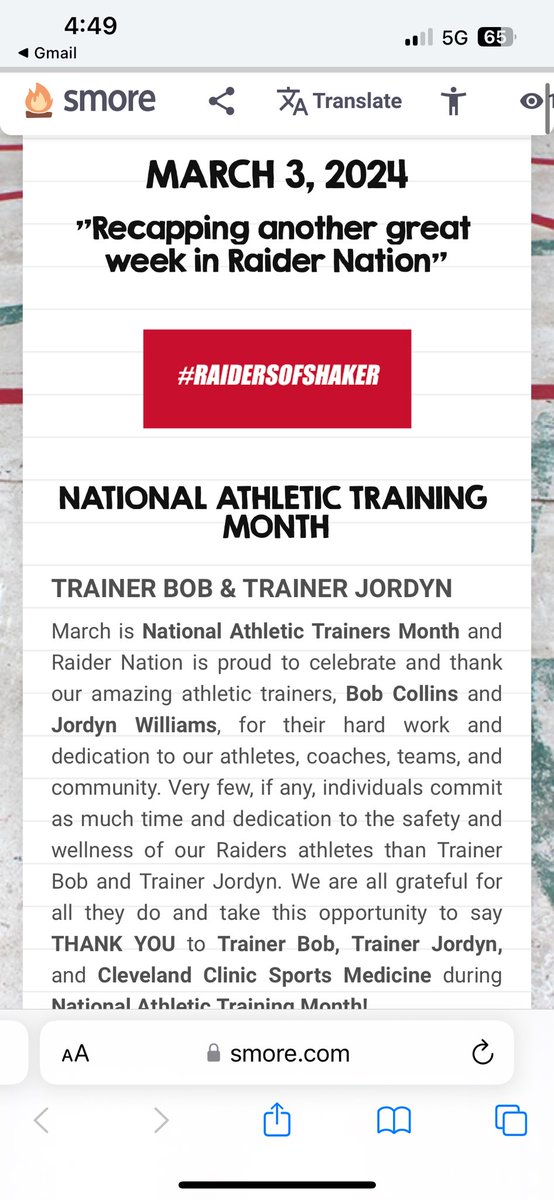 Trainer Jordyn, AT, ATC tweet media