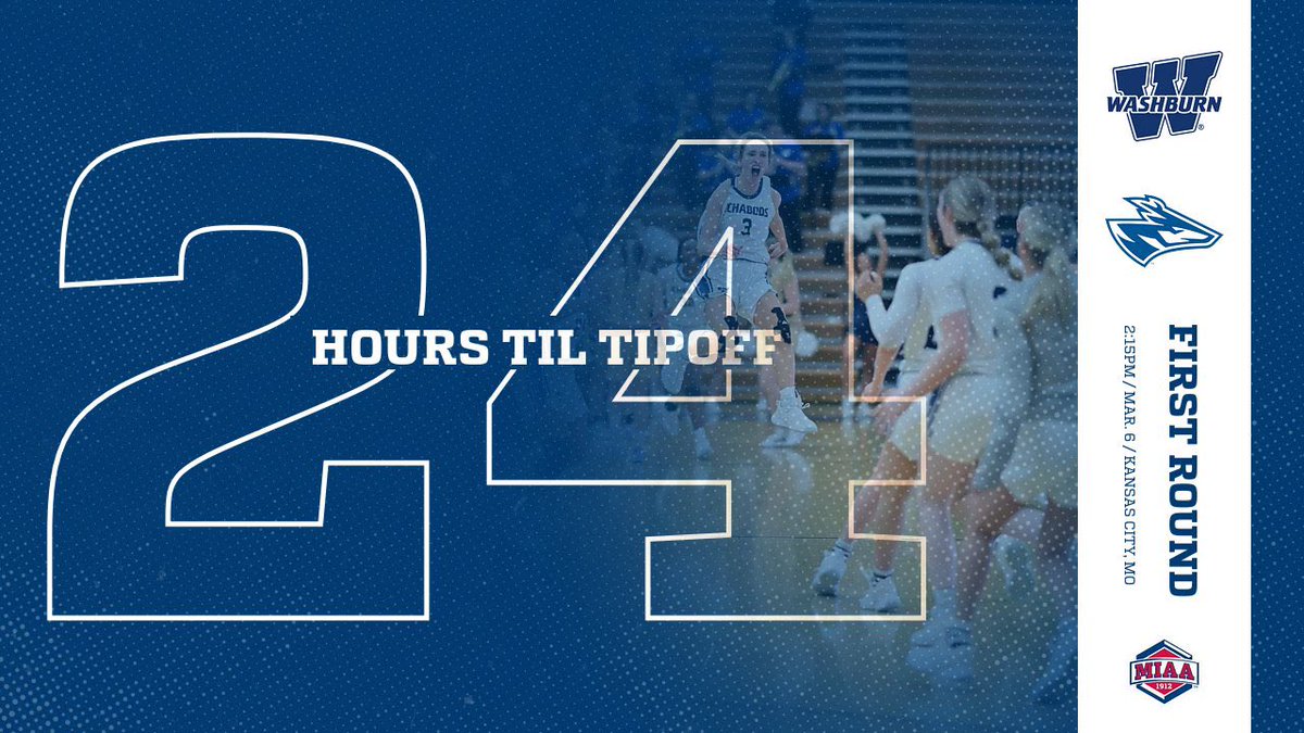 IchabodWBB's tweet photo. We hope to see you all tomorrow in Kansas City ! Your Ichabods will be facing University of Nebraska-Kearney Lopers in the first round of the MIAA Womenโs Basketball Championship at 2:15pm in Municipal Auditorium! ๐๐๐ฉ
#GoBods #CGGF https://t.co/qg7VV7xLoK
