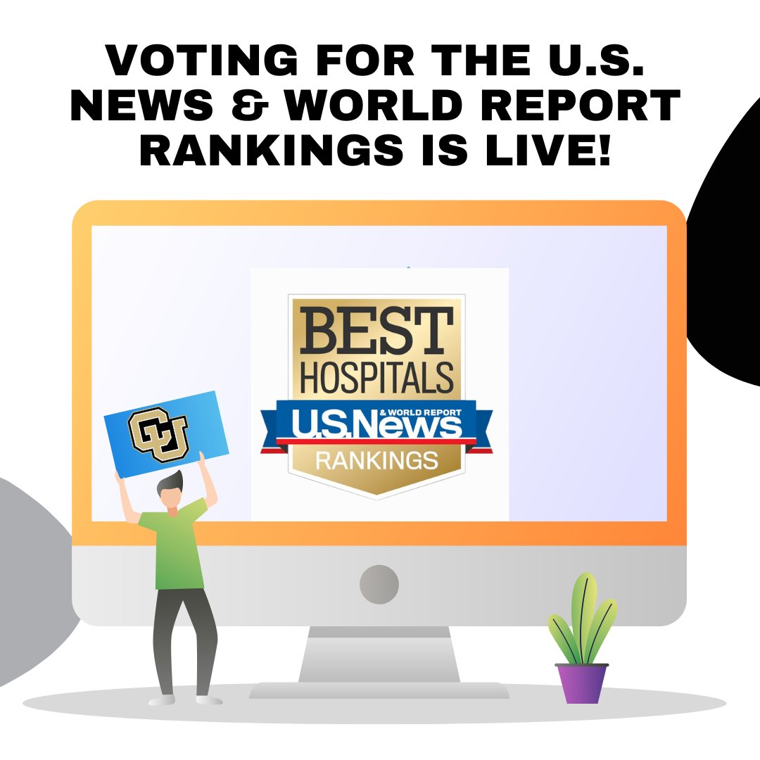 Don’t forget to cast your vote for the University of Colorado Hospital as Best Hospital. This is our chance to recognize the world-class, patient-centered care our team provides to the region. Go to Doximity.com to submit your nomination.