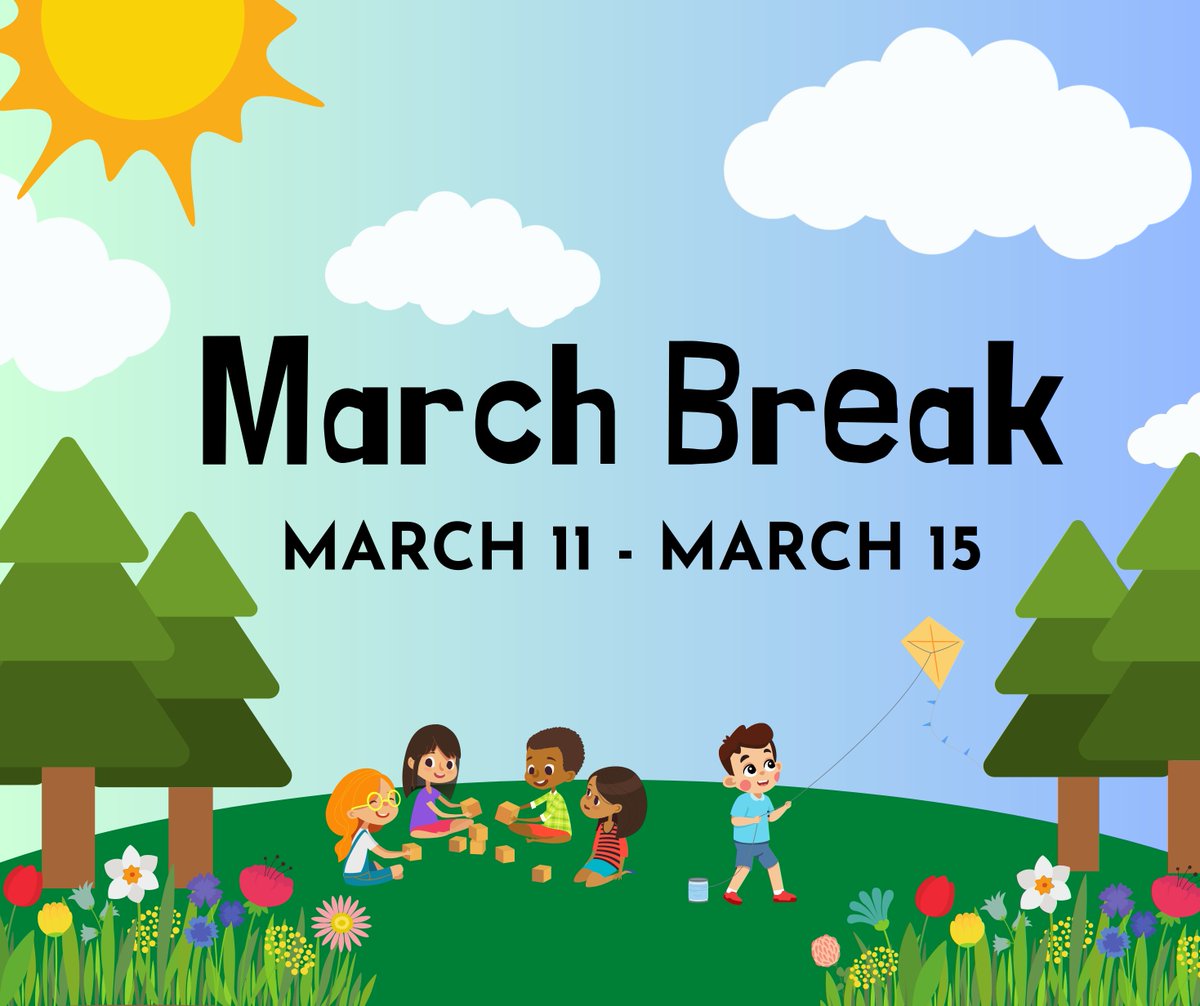 📢 DON'T FORGET! Next week is #MarchBreak! From March 11th to March 15th, schools will be on break and there will be no transportation services. Enjoy the week off and make the most of your well-deserved break! 🎉 #STSWR